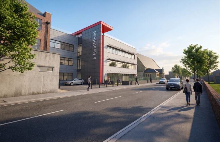 Visualisation of Heathfield Academy in Croydon